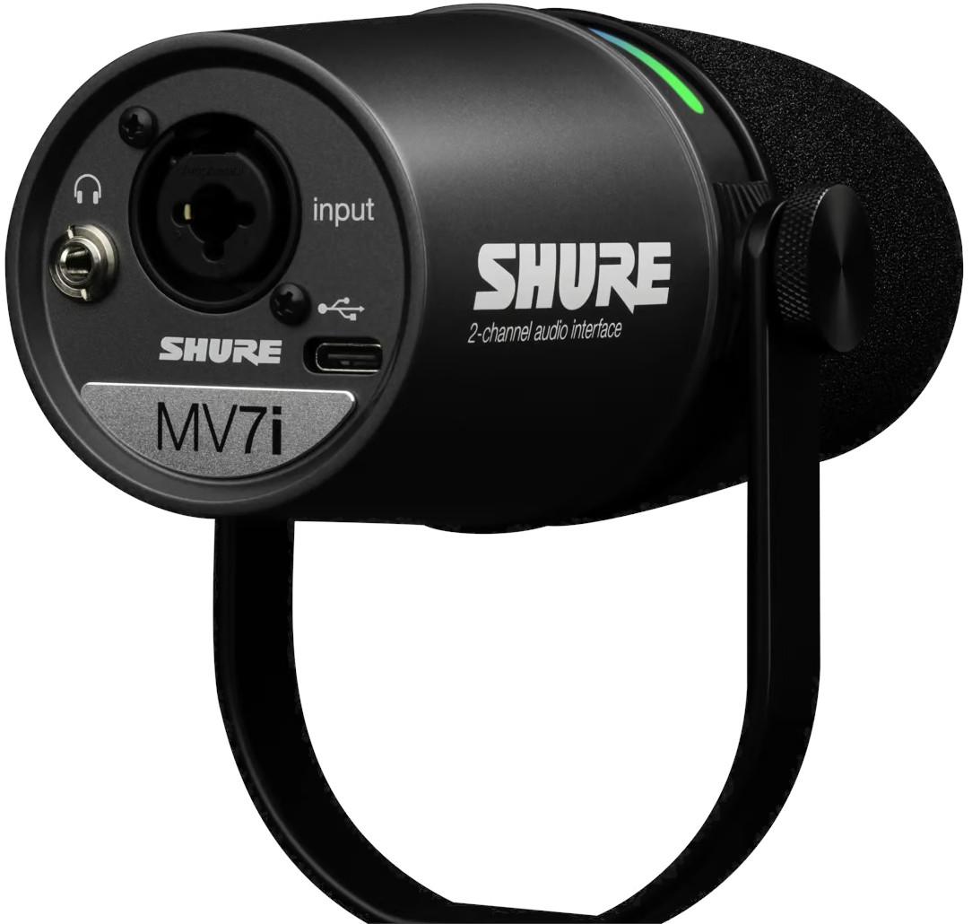 Shure MV7i Smart Mic + Interface - Andertons Music Co